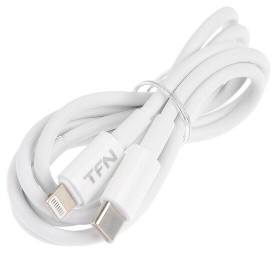 Сетевое зарядное устройство TFN USB-C + кабель USB-C, 20W, белый Сетевое зарядное устройство TFN USB-C + кабель USB-C, 20W, белый