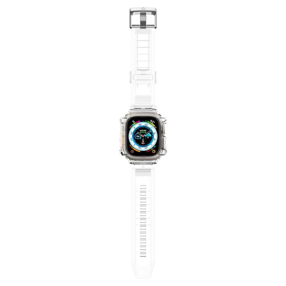 Ремешок+защитный чехол SPIGEN RUGGED ARMOR ”PRO” для APPLE WATCH ULTRA 1 / 2 (49 MM) Crystal Clear
