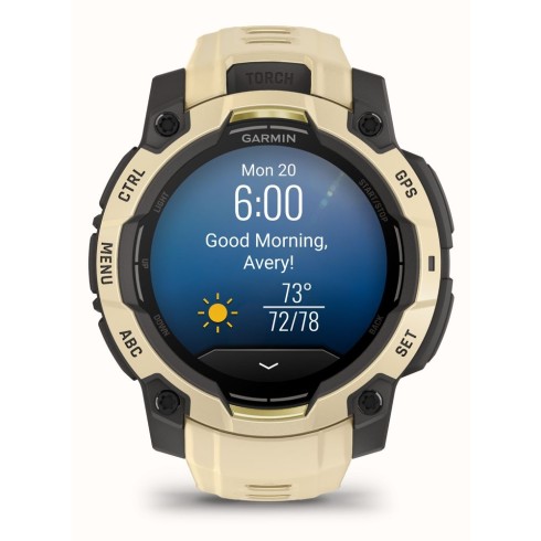 Умные часы Garmin Instinct 3 45mm Amoled Citrine