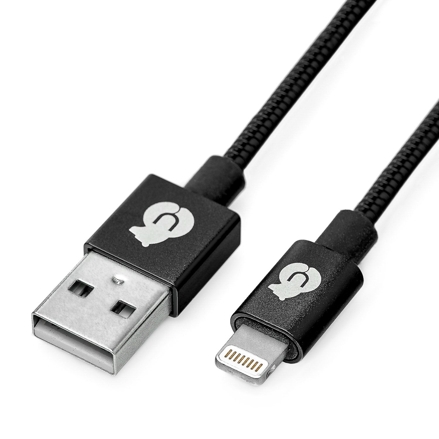 Кабель Ubear Force USB-A – Lightning, стальная оплётка, 1.2м, чёрный Кабель Ubear Force USB-A – Lightning, стальная оплётка, 1.2м, чёрный