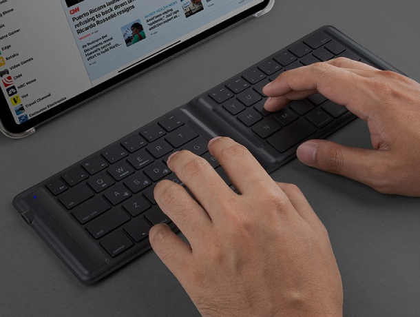 Беспроводная клавиатура Uniq FORIO (англ.) Foldable Bluettoth Keyboard Black Беспроводная клавиатура Uniq FORIO (англ.) Foldable Bluettoth Keyboard Black