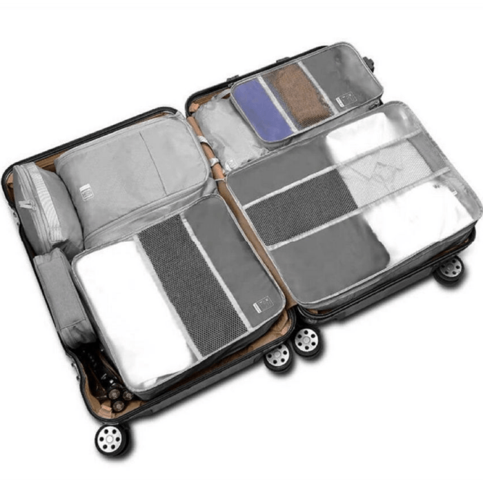 Комплект органайзеров для чемодана 6 в 1 WIWU Toiletries Organizer Bag Серый