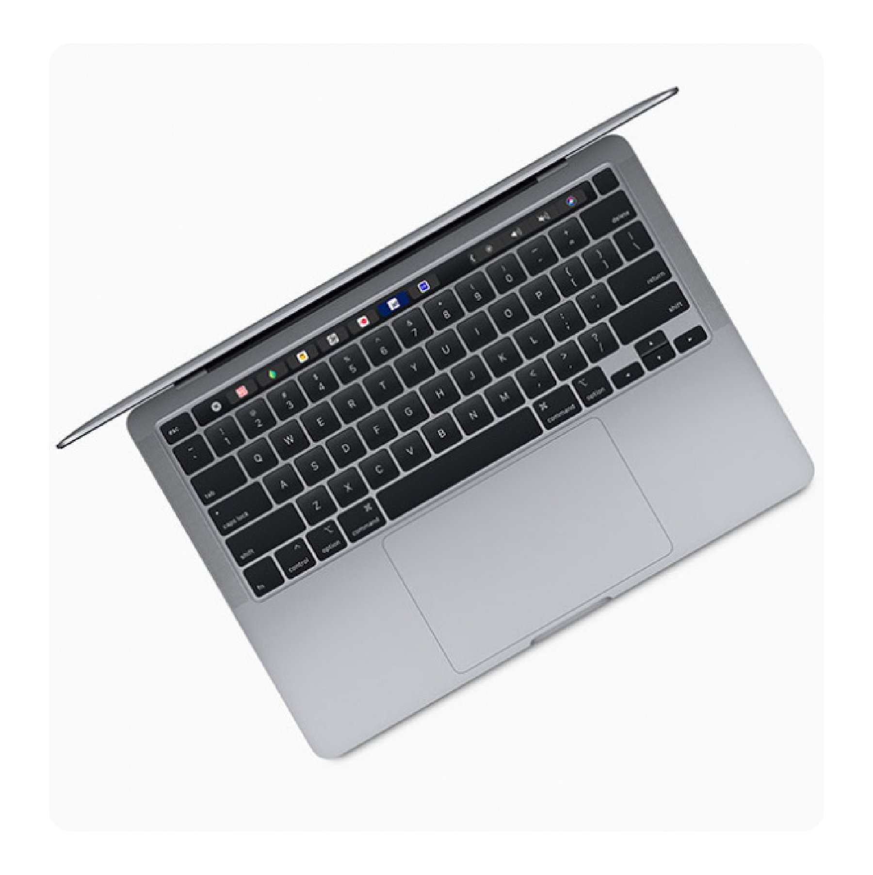 Ноутбук Apple MacBook Pro 13" Touch Bar and Touch ID (Mid 2020) MWP42 Space Gray (Quad Core i5 2,0 ГГц/16Гб/512Гб SSD/Intel Iris Plus) - витринный образец