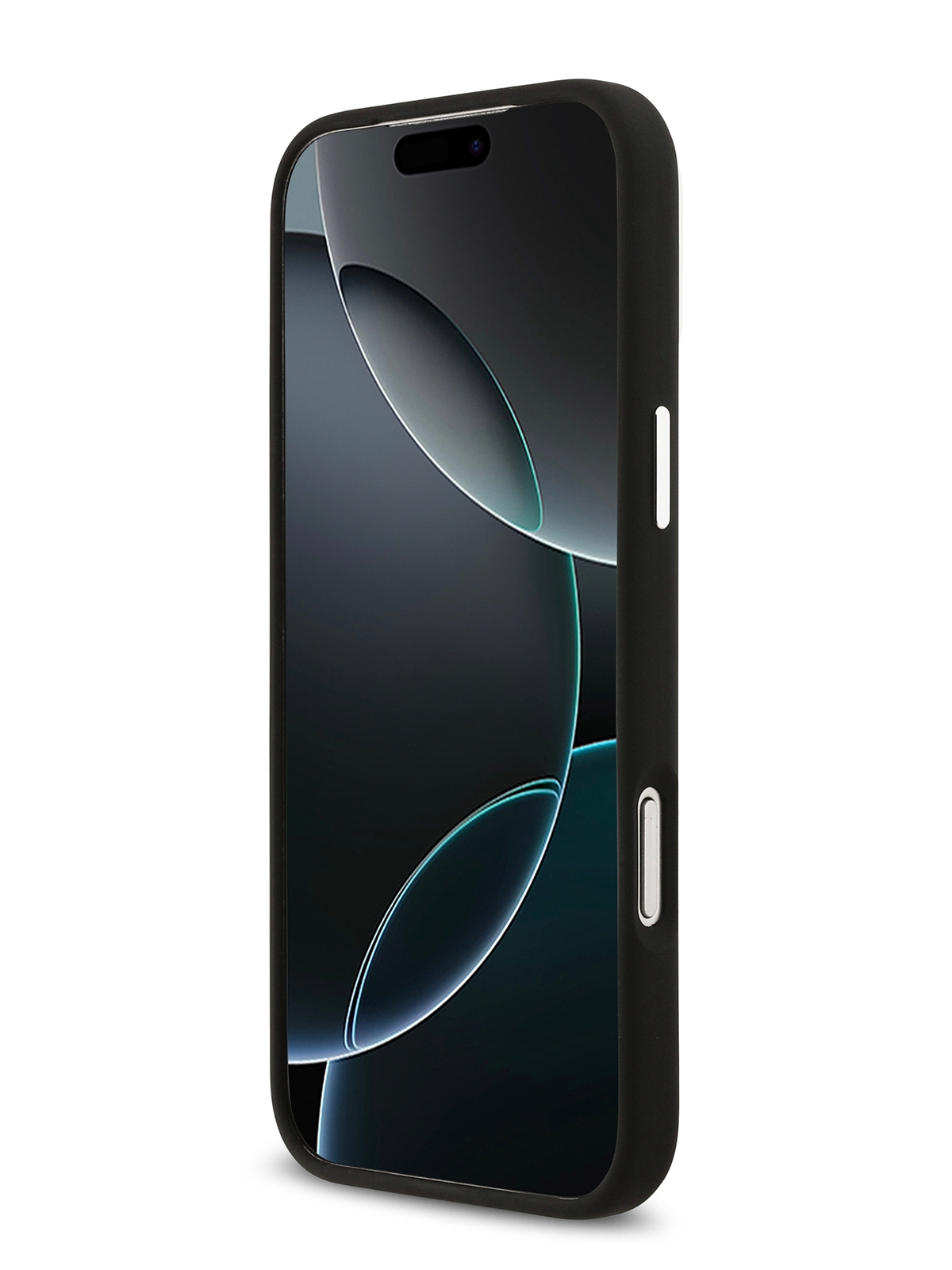 Чехол Lacoste для iPhone 17 Pro Liquid silicone Lacquer Metal logo & Camera Hard Black (MagSafe)