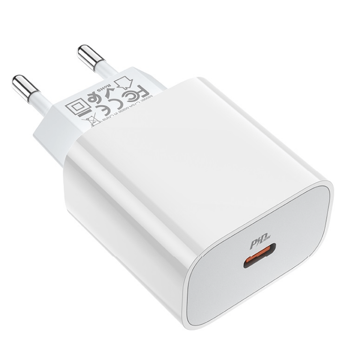 Сетевое зарядное устройство HOCO C76A Plus Speed Source PD 20W Charger (EU), white Сетевое зарядное устройство HOCO C76A Plus Speed Source PD 20W Charger (EU), white