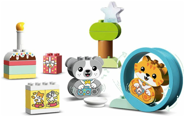 Конструктор LEGO Duplo Мой первый щенок и котёнок и их звуки Конструктор LEGO Duplo Мой первый щенок и котёнок и их звуки