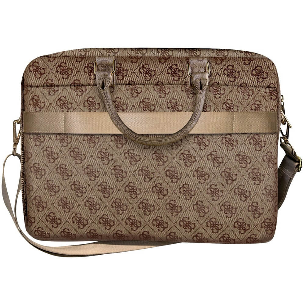 Сумка Guess для ноутбуков 15" 4G Bag with Big metal logo Brown