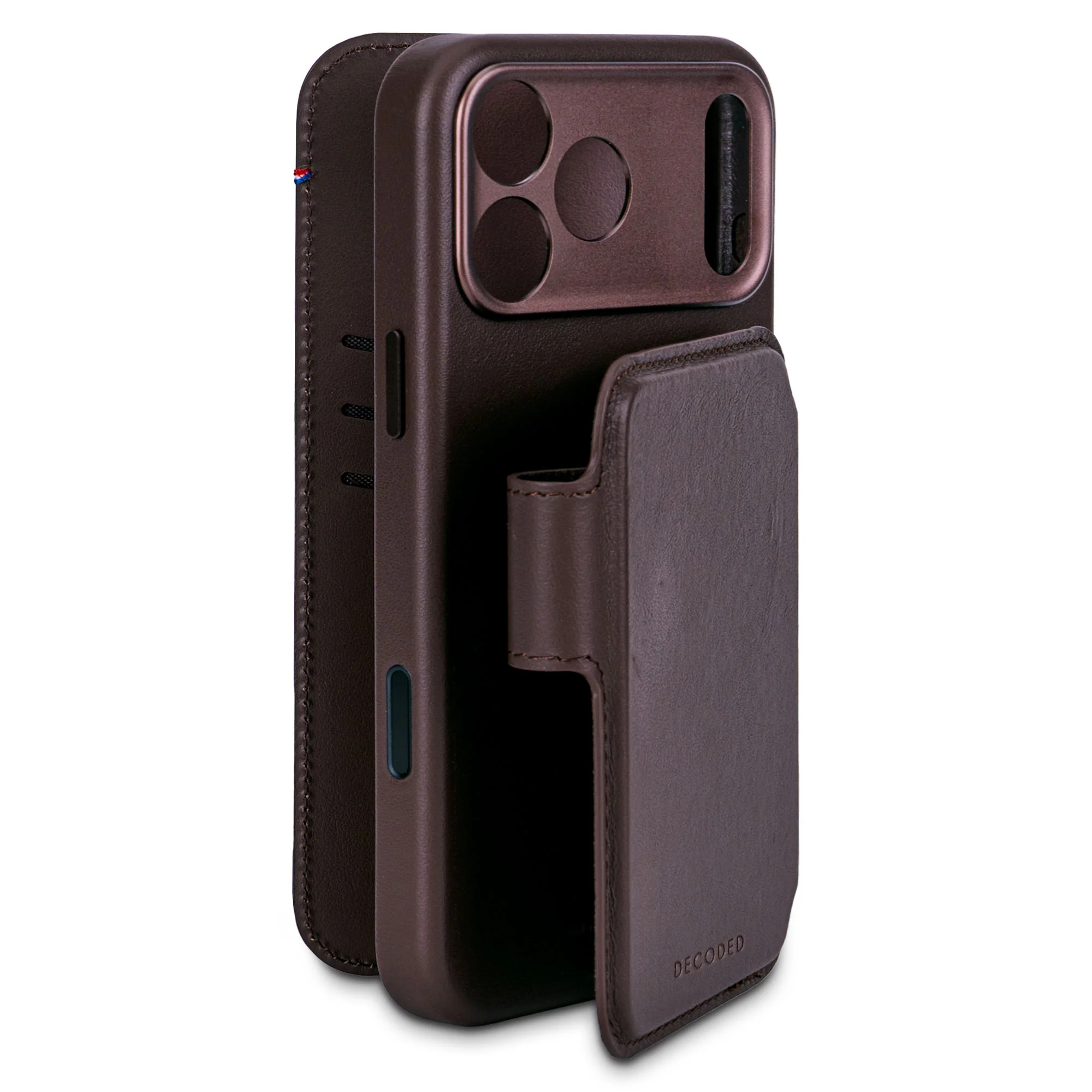 Чехол Decoded с картхолдером Leather Detachable Wallet для iPhone 17 Pro Max шоколадный Чехол Decoded с картхолдером Leather Detachable Wallet для iPhone 17 Pro Max шоколадный