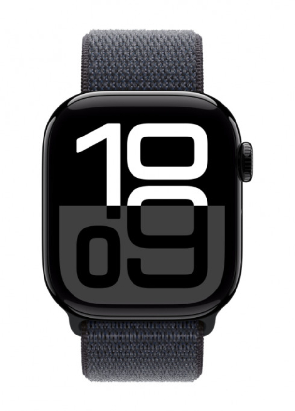 Apple Watch Series 10 GPS 46 мм, корпус из алюминия цвета «чёрный глянец», спортивный браслет цвета «Ink» (MWWR3) Apple Watch Series 10 GPS 46 мм, корпус из алюминия цвета «чёрный глянец», спортивный браслет цвета «Ink» (MWWR3)