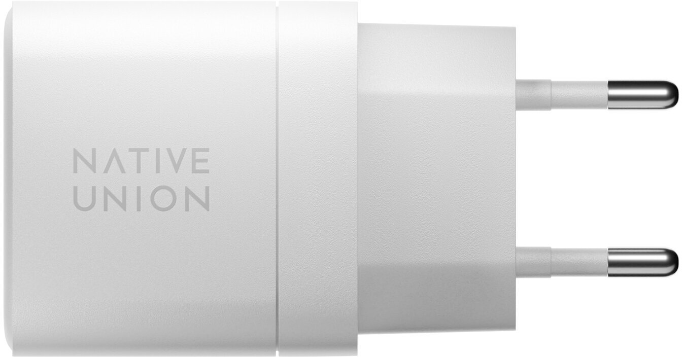 Сетевое зарядное устройство Native Union Fast GaN Charger PD, 35W, белый Сетевое зарядное устройство Native Union Fast GaN Charger PD, 35W, белый