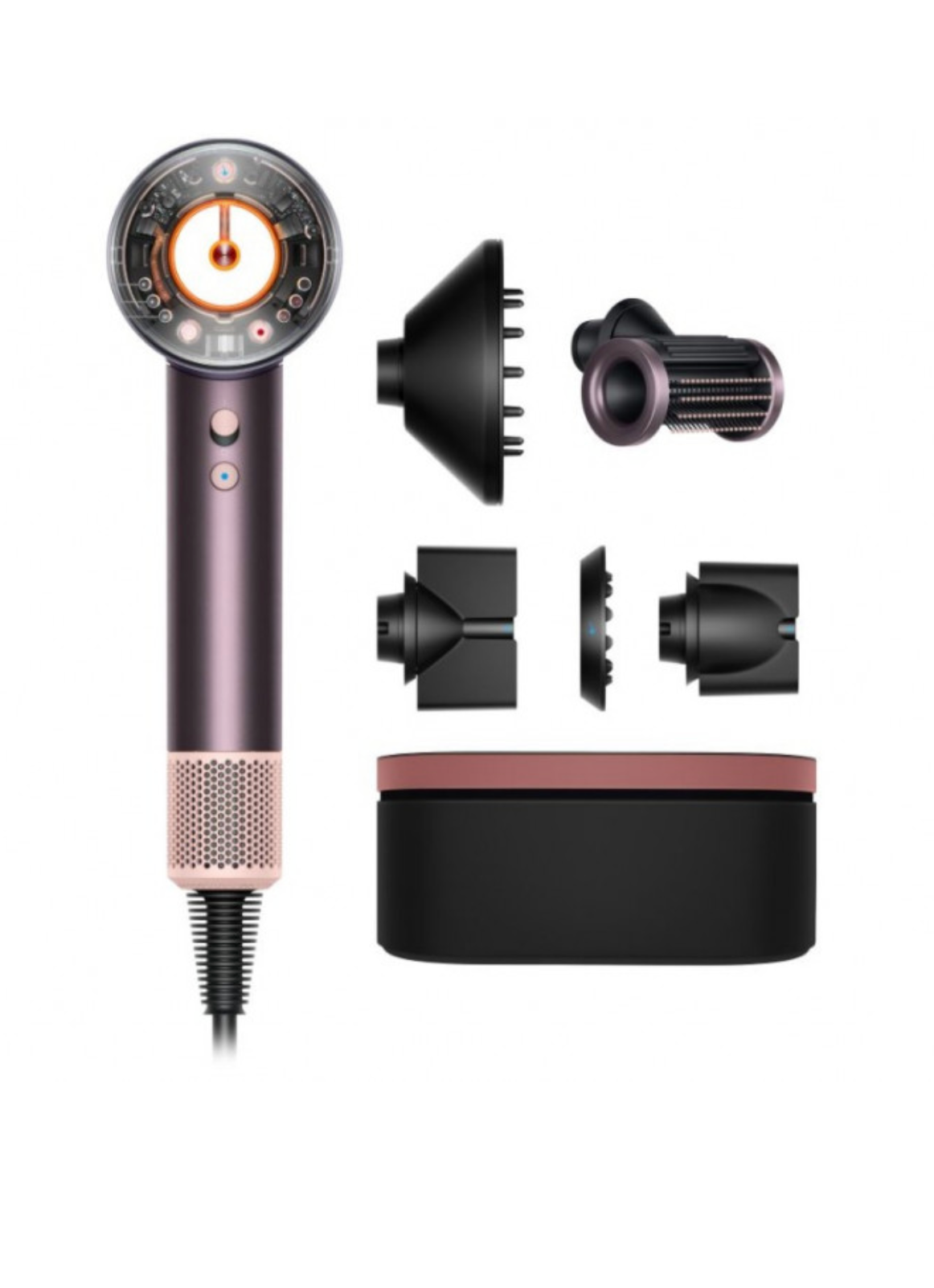 Фен Dyson Supersonic Nural HD16 (Jasper Plum) - Подарочный кейс для хранения (с диффузором) Фен Dyson Supersonic Nural HD16 (Jasper Plum) - Подарочный кейс для хранения (с диффузором)