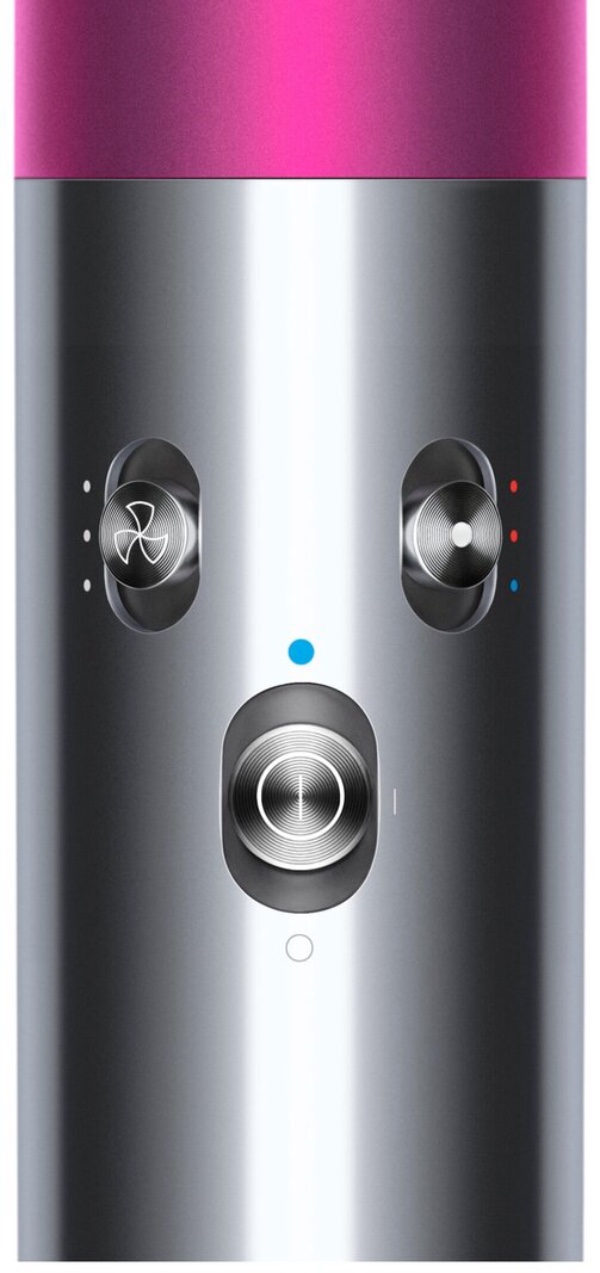 Стайлер Dyson Airwrap HS01 (Nickel/Fuchsia) 1 насадка - Подарочный кейс для хранения