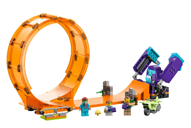 Конструктор LEGO City Трюковая петля "сокрушительный шимпанзе" Конструктор LEGO City Трюковая петля "сокрушительный шимпанзе"