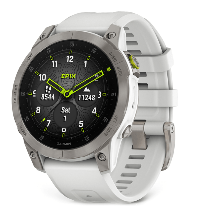 Умные часы Garmin Epix Gen 2 Sapphire Titanium White