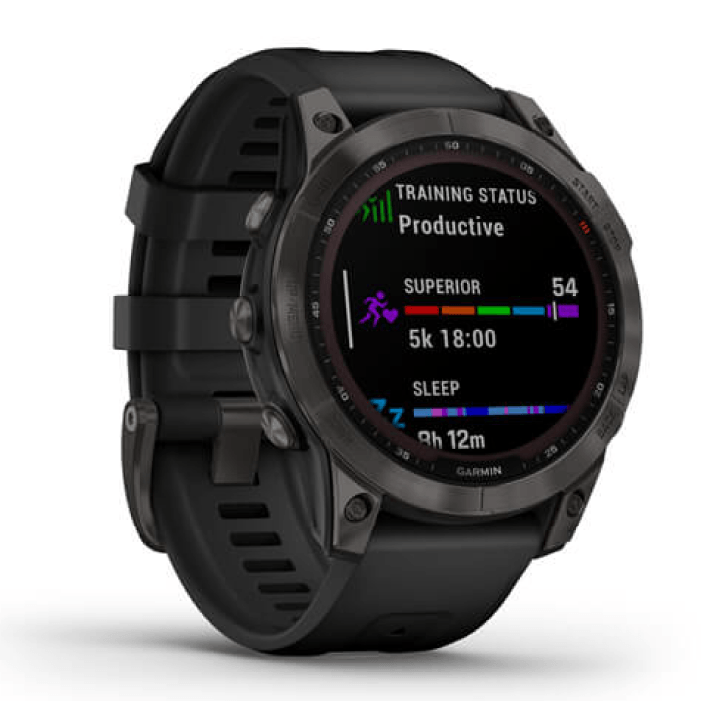 Умные часы Garmin Fenix 7 Sapphire Solar Black DLC Titanium Black Band Умные часы Garmin Fenix 7 Sapphire Solar Black DLC Titanium Black Band