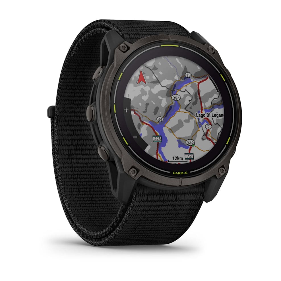 Умные часы Garmin Enduro 3 Carbon Gray Titanium Black Nylon