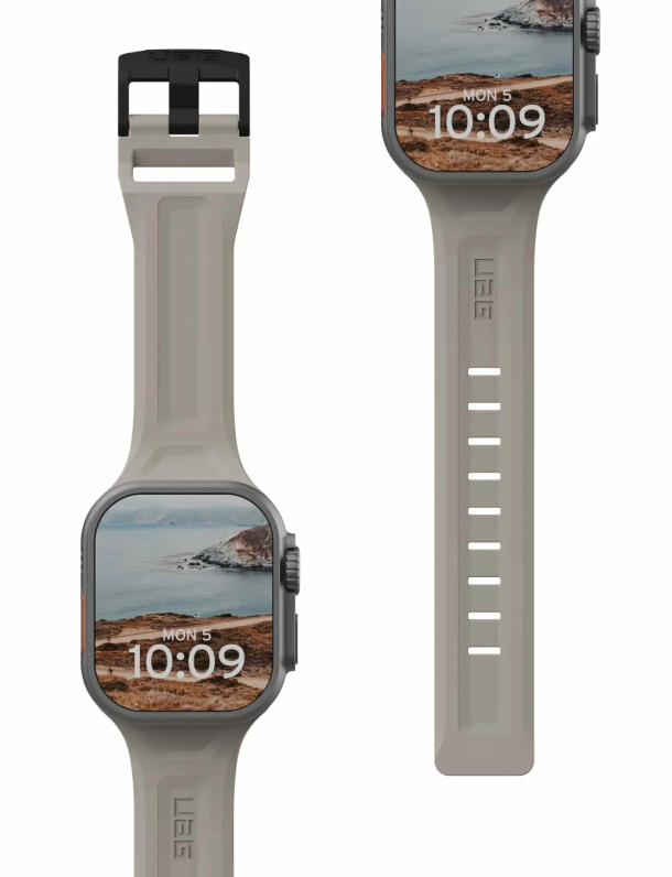 Ремешок силиконовый UAG Scout Silicone для Apple Watch 49/45/44/42мм, титан