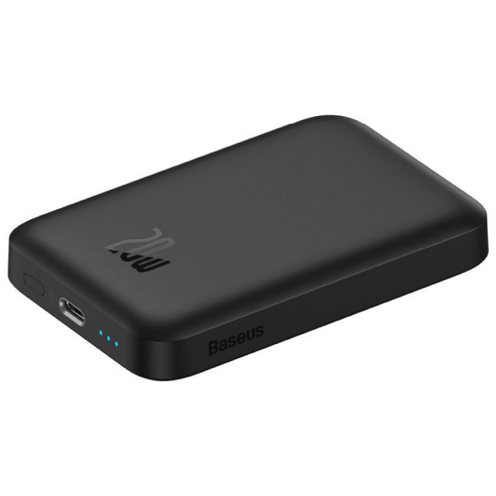 Внешний аккумулятор Baseus Magnetic Wireless Charging Power bank 6000mAh 20W Black (With Baseus Xiaobai series fast charging Cable Type-C to Type-C 60W(20V/3A) 50cm black) Внешний аккумулятор Baseus Magnetic Wireless Charging Power bank 6000mAh 20W Black (With Baseus Xiaobai series fast charging Cable Type-C to Type-C 60W(20V/3A) 50cm black)