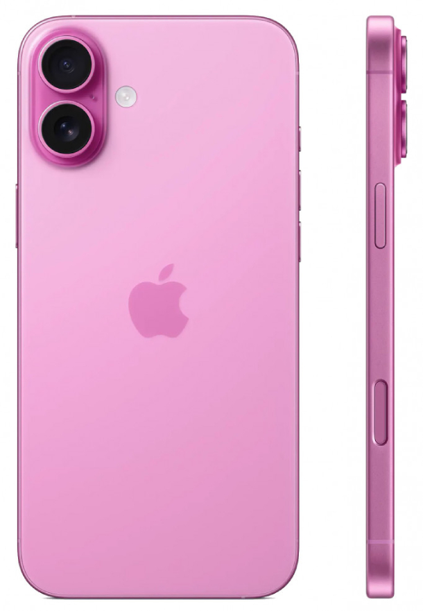 Смартфон Apple iPhone 16 128Gb Pink (1 sim + eSIM)