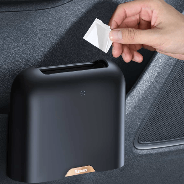 Мусорное Ведро для автомобиля Baseus Smart Cleaner Auto Car Trash Can (Free Trash Bags 2 Rolls/60 Each) Black