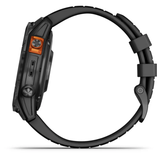 Умные часы Garmin Fenix 7 Pro Solar Edition Slate Gray with Black Band Умные часы Garmin Fenix 7 Pro Solar Edition Slate Gray with Black Band