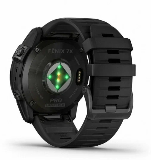 Умные часы Garmin Fenix 7X Pro Sapphire Solar Edition Carbon Gray DLC Titanium with Black Band Умные часы Garmin Fenix 7X Pro Sapphire Solar Edition Carbon Gray DLC Titanium with Black Band