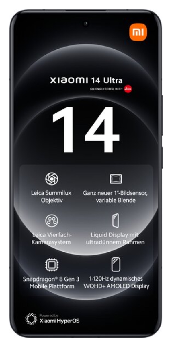 Смартфон Xiaomi 14 Ultra 16/512Gb Black EU