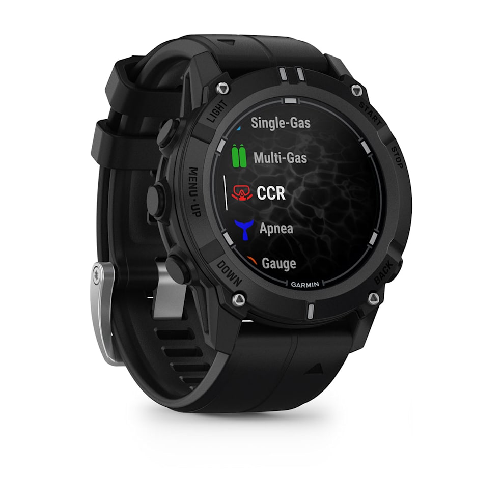 Умные часы Garmin Descent G2 Black with Black Silicone Band HK