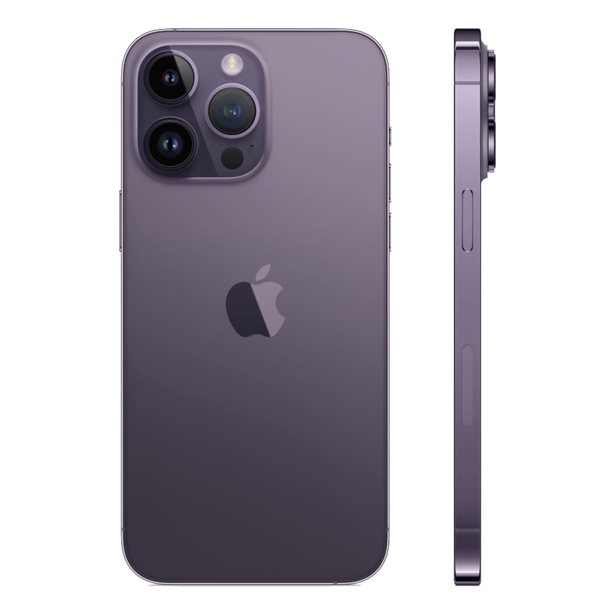 iPhone 14 Pro Max 256Gb Deep Purple (1 sim + eSIM / 80% / Без коробки) - Б/У . . +