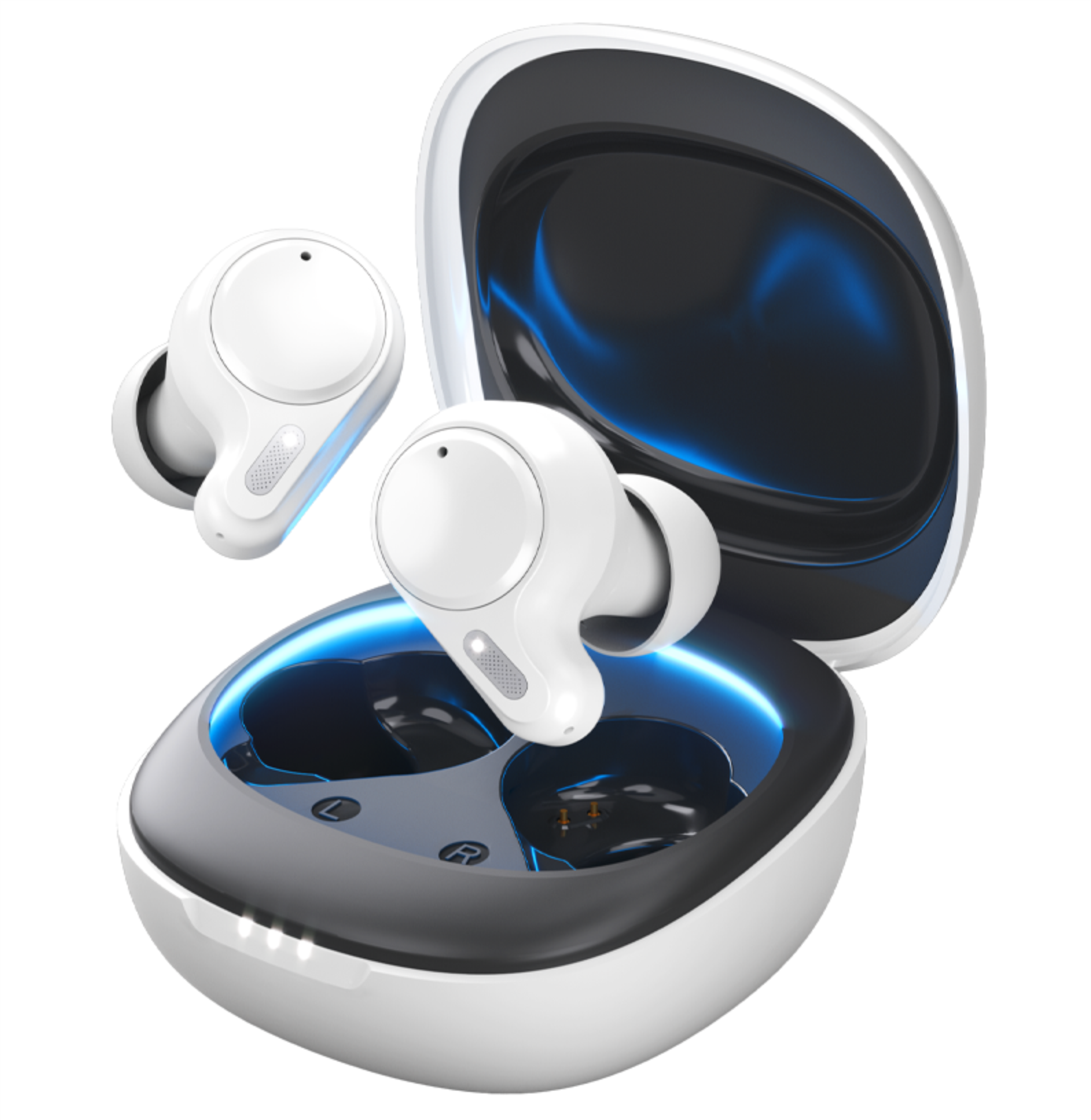 Беспроводные наушники с микрофоном Deppa Air Ultra, TWS, BT 5.1, 500 мАч, IPX4, белый Беспроводные наушники с микрофоном Deppa Air Ultra, TWS, BT 5.1, 500 мАч, IPX4, белый