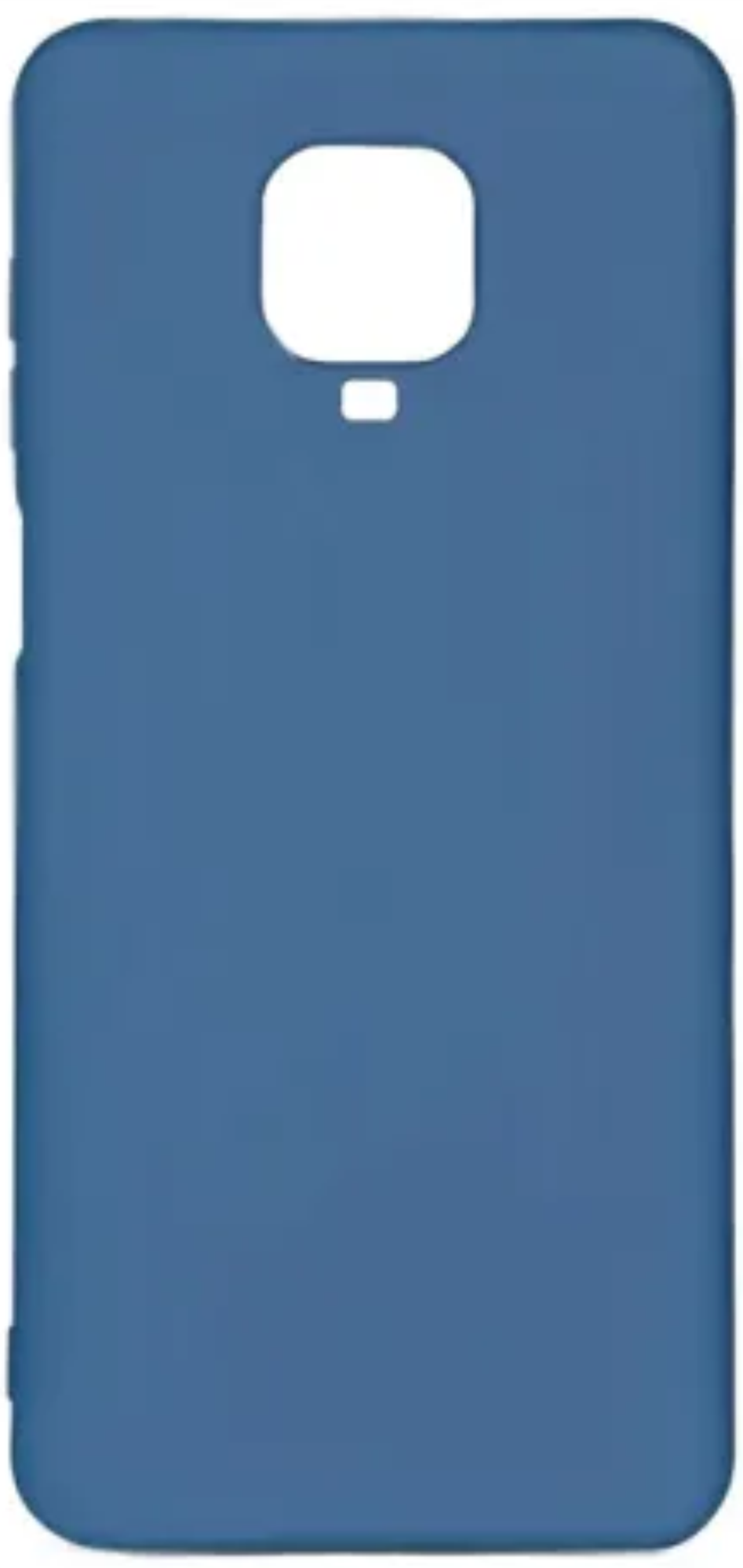 Чехол Silicone Cover для Xiaomi Redmi Note 9 синий