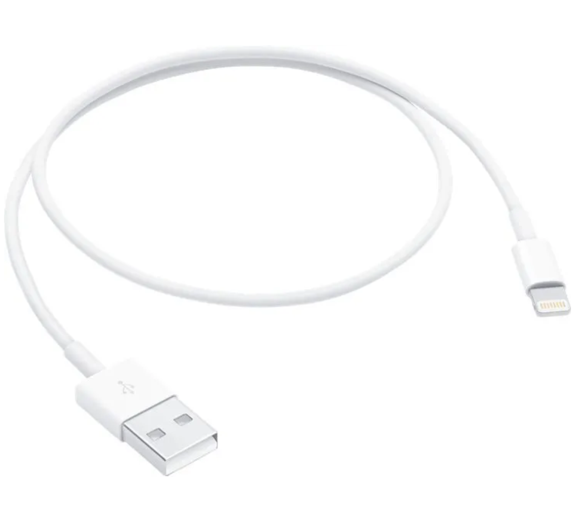 Кабель Apple USB-A – Lightning, 0.5м, белый
