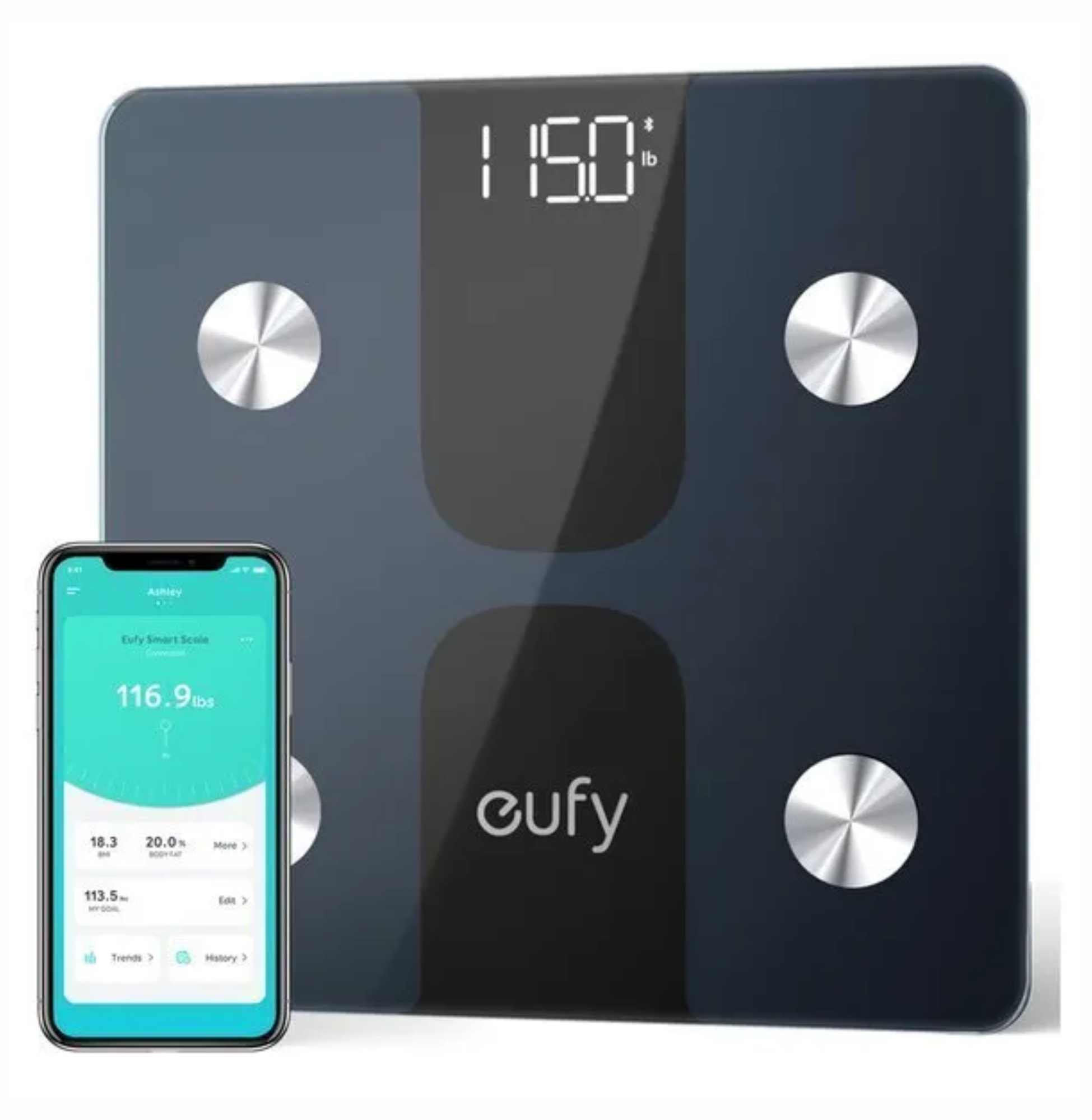 Весы Anker T9146H11 Eufy Smart Scale C1 Black