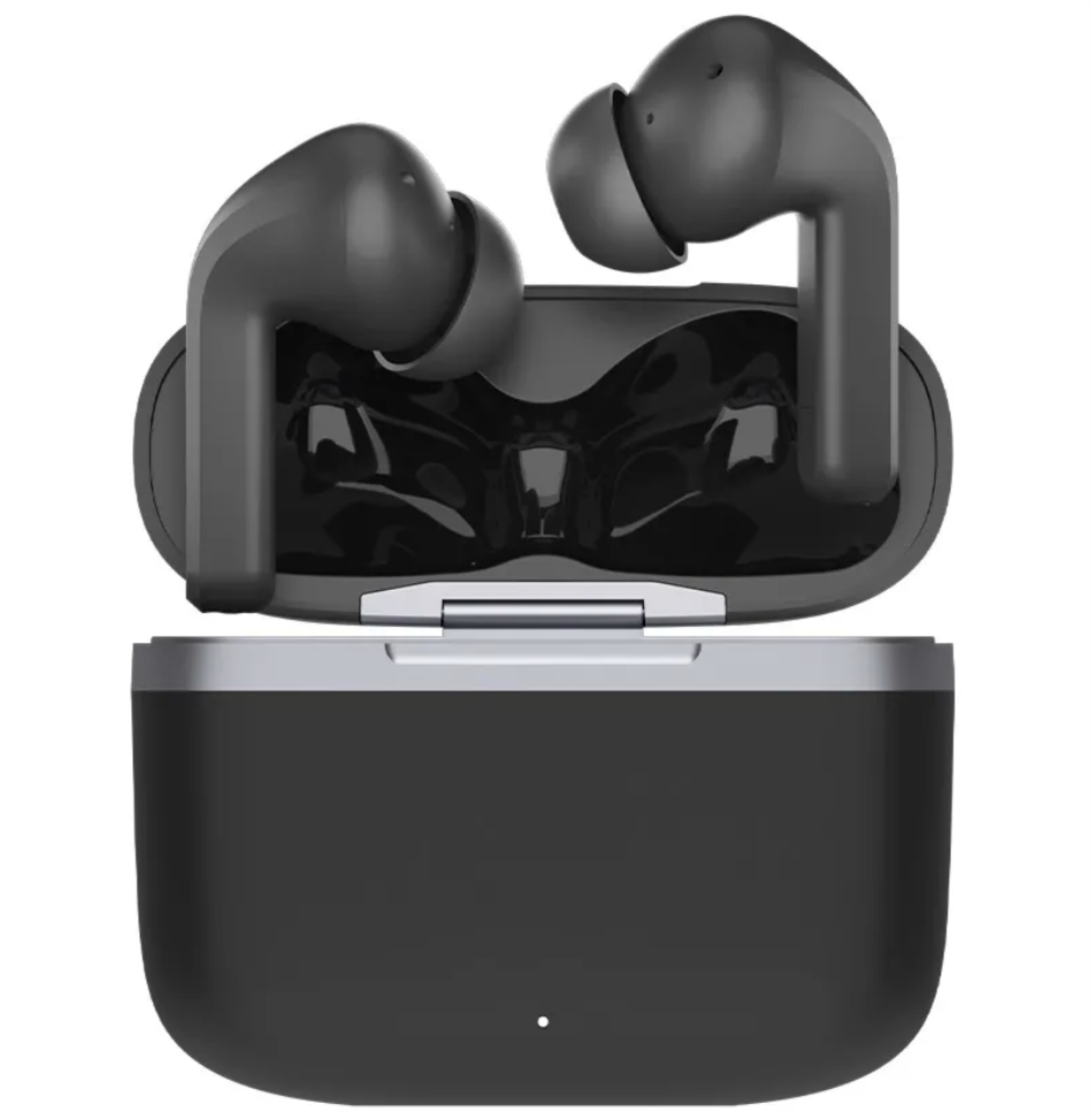 Беспроводные наушники с микрофоном Deppa Air Icon, TWS, BT 5.1, 350 мАч, ANC, черный Беспроводные наушники с микрофоном Deppa Air Icon, TWS, BT 5.1, 350 мАч, ANC, черный