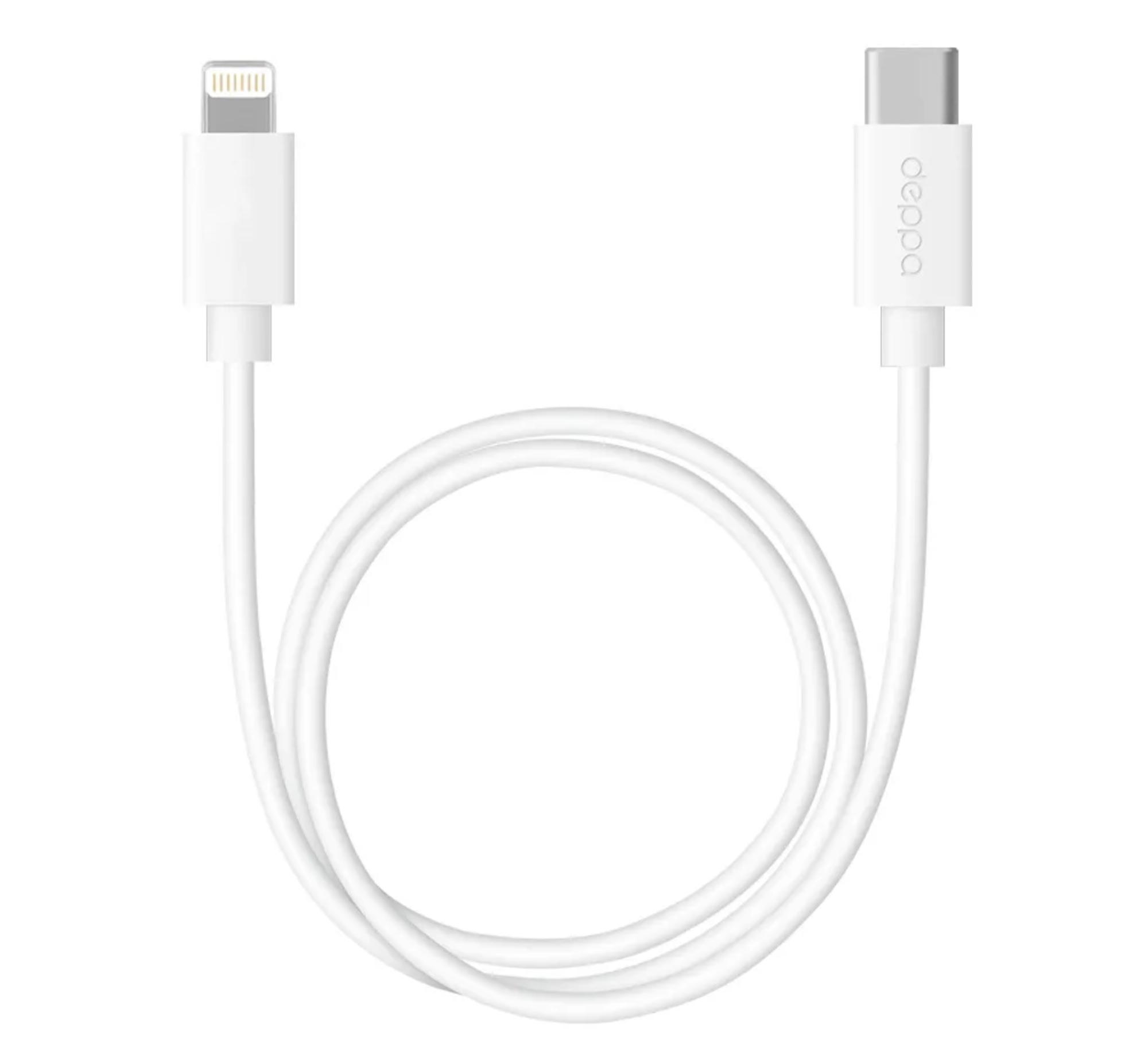 Кабель Deppa USB-C – Lightning, 1.2м, белый