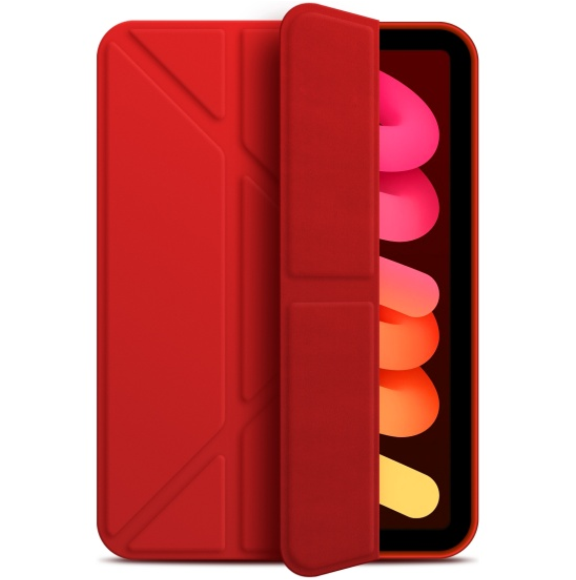 Чехол Borasco Tablet Case для iPad Mini 6 (2021), красный Чехол Borasco Tablet Case для iPad Mini 6 (2021), красный