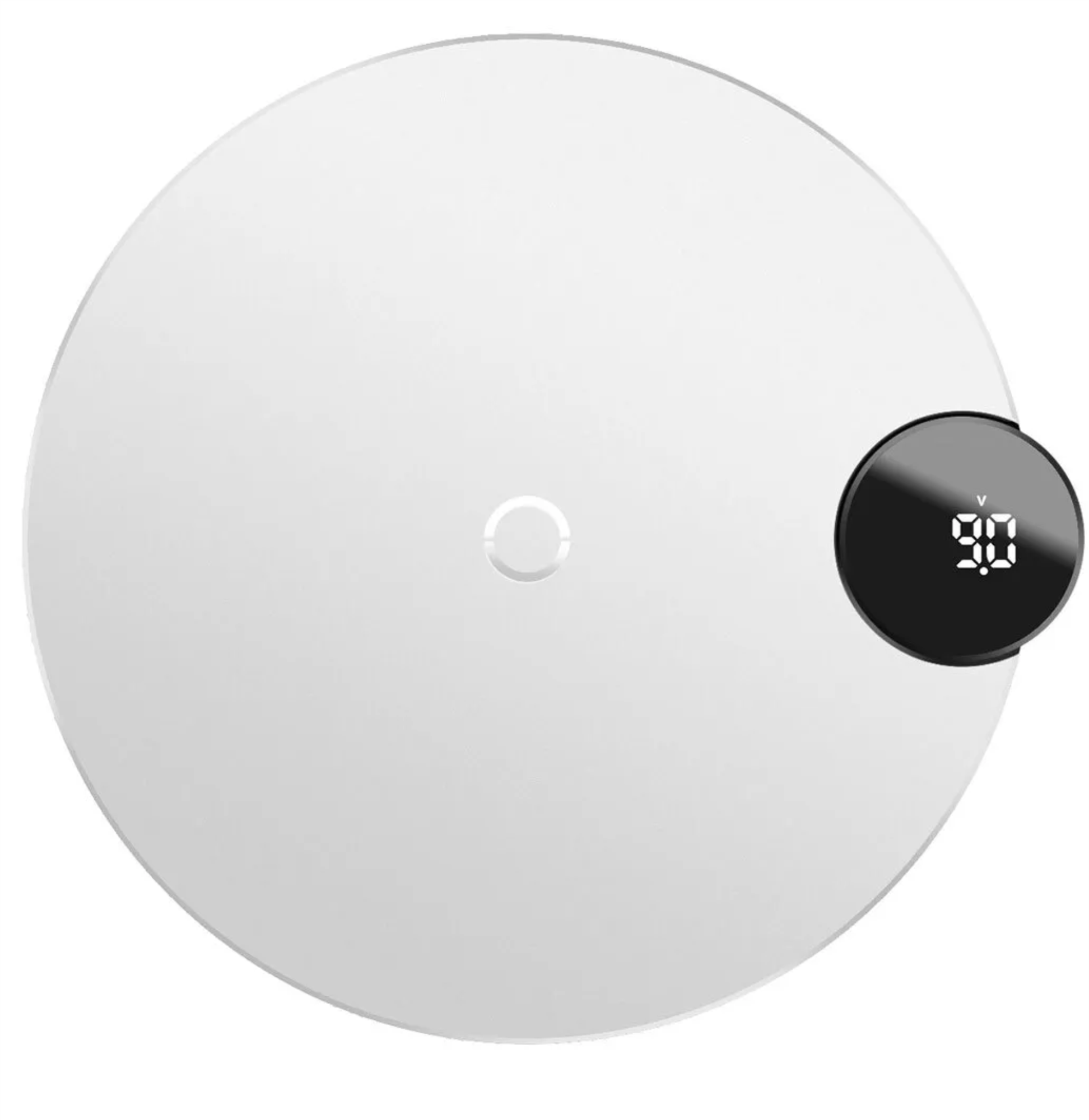 Беспроводное зарядное устройство Baseus Wireless Charger Led Display, белый