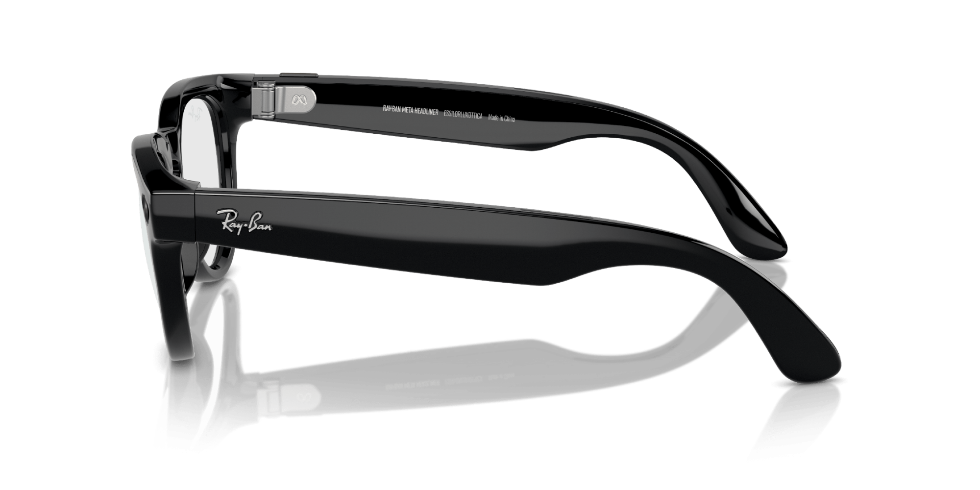 Умные очки RayBan Meta Headliner RW4009 Shiny Black/Clear to Sapphire Transitions